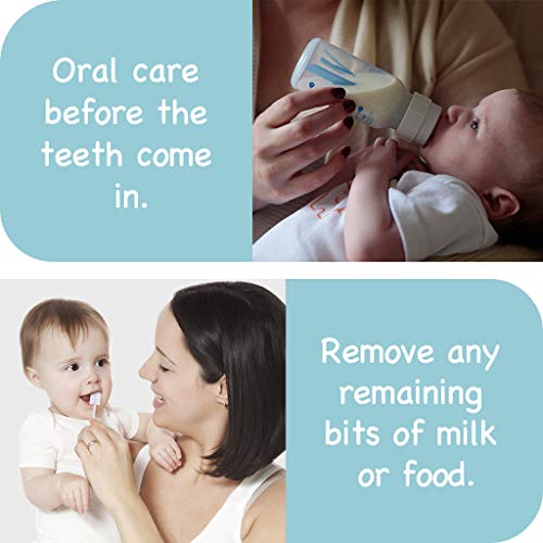 [40-Pack] Papablic Baby Tongue Cleaner, Upgrade Gum Cleaner with Paper Handle...