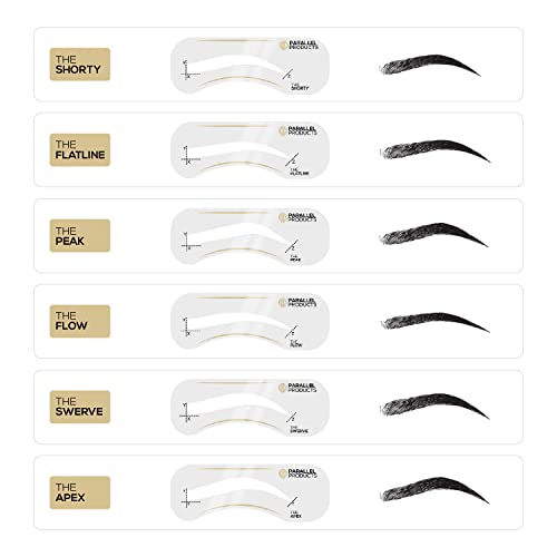 Parallel Products - Eyebrow Stencils - The Complete Reusable Brow Stencil Kit...