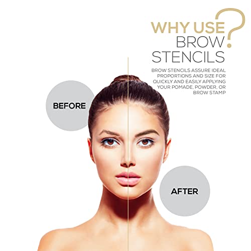 Parallel Products - Eyebrow Stencils - The Complete Reusable Brow Stencil Kit...
