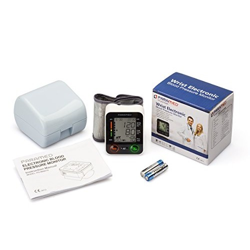 PARAMED Automatic Wrist Blood Pressure Monitor: Blood-Pressure Kit of Bp Cuff...