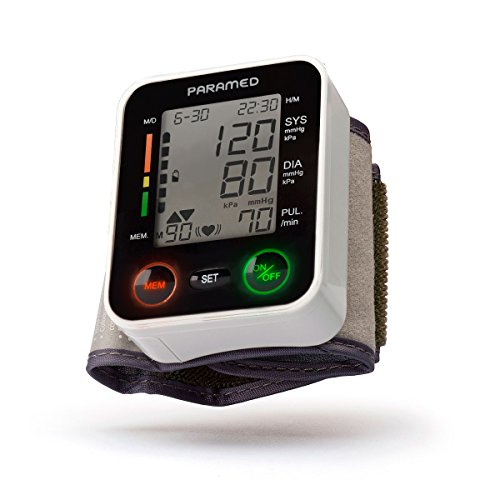 PARAMED Automatic Wrist Blood Pressure Monitor: Blood-Pressure Kit of Bp Cuff...