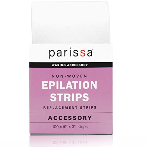 Parissa Epilation (Waxing) Non-Woven Cloth Strips, Replacement Strips for use...