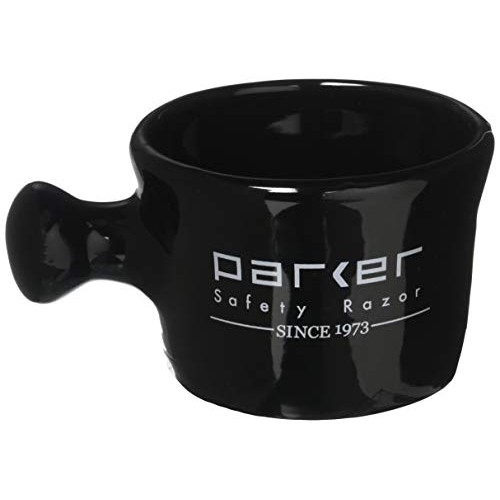 Parker Safety Razor Deluxe Stoneware Apothecary Shaving Mug – for use with up...