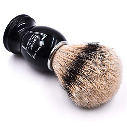 Parker Safety Razor’s 100% Silvertip Badger Bristle Shave Brush – Brush Stand...
