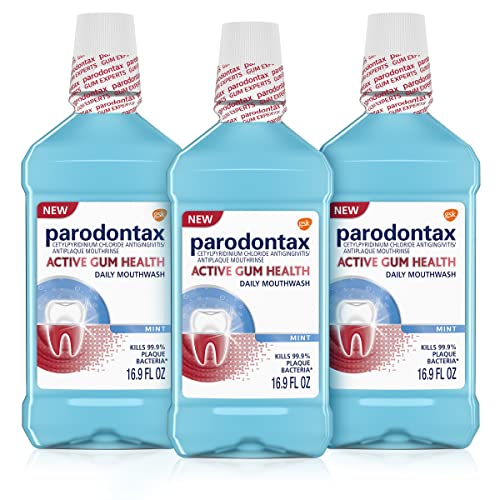 Parodontax Active Gum Health Mouthwash, Antiplaque and Antigingivitis Mouthwa...