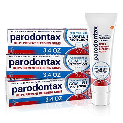 Parodontax Complete Protection Toothpaste for Bleeding Gums, Gingivitis Treat...