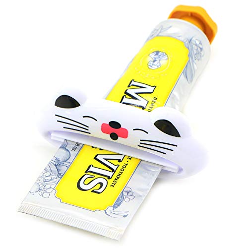 PASOW Cartoon Animal Plastic Frog Cat Panda Pig Shaped Toothpaste Cream Squee...