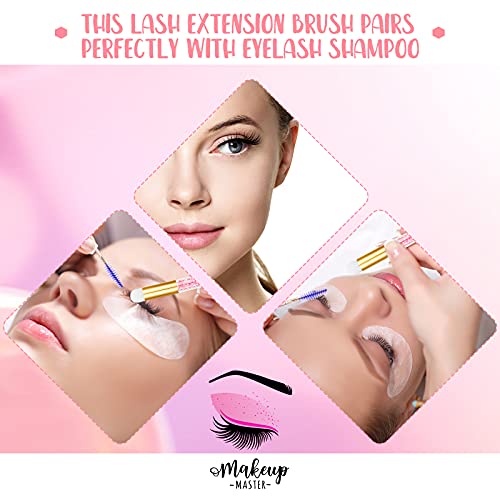 12 Pieces Glitter Lash Shampoo Brushes, Nose Pore Deep Cleaning Brush, Peel o...