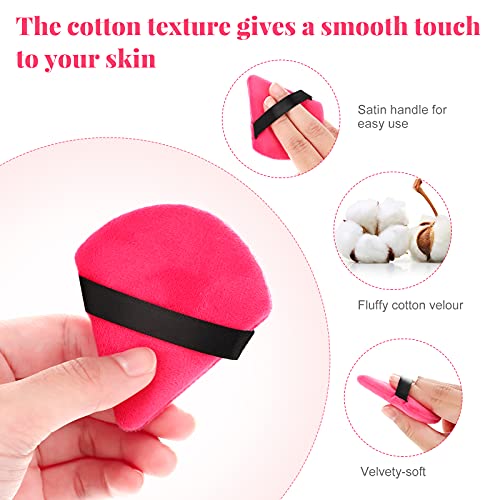 15 Pieces Powder Puff Triangle Makeup Puff Pure Cotton Powder Velour Face Ult...