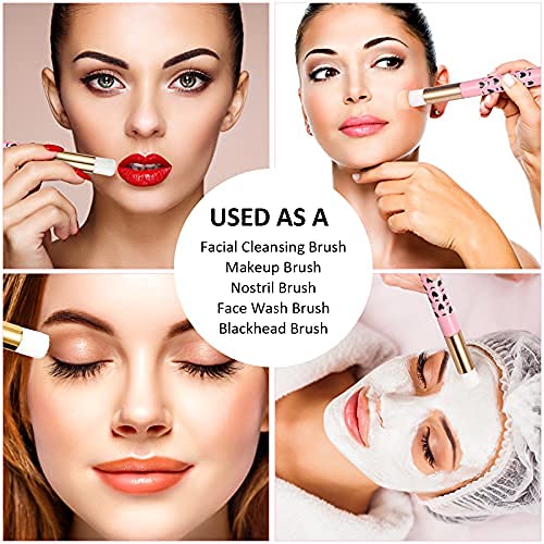 20 Pieces Lash Shampoo Brushes, Eyelash Extensions Cleansing Brush Cute Heart...