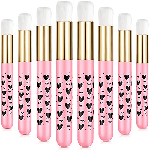 20 Pieces Lash Shampoo Brushes, Eyelash Extensions Cleansing Brush Cute Heart...