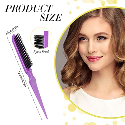 3 Pieces Hair Styling Comb Set, Includes Hair Brush Teasing Fluffy Hair Brush...