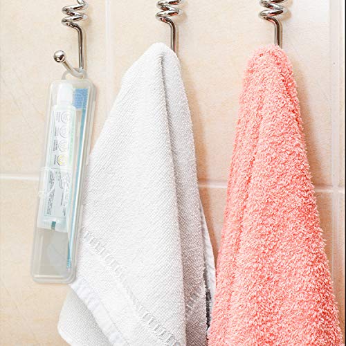 4 Pieces Travel Toothbrush Case Holder, Portable Toothbrush Storage, Hard Pla...