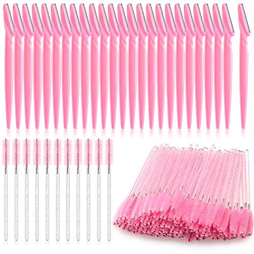 45 Pieces Eyebrow Razors Multipurpose Exfoliating Dermaplaning Tool Shaving G...