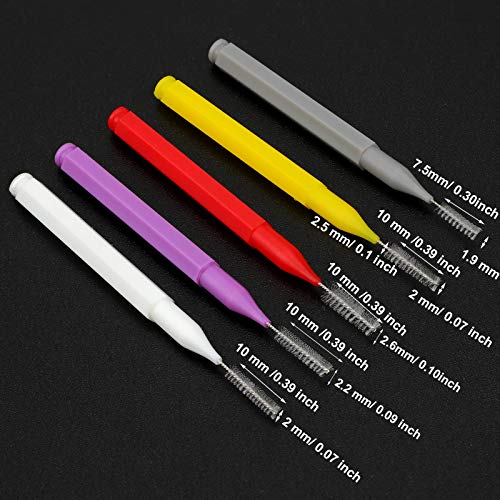 50 Pieces Braces Brush for Cleaner Interdental Brush Toothpick Dental Tooth F...