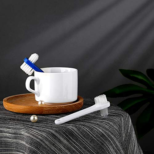 Denture Brush Dual Head Toothbrushes Hard Denture Cleaning Brush Denture Toot...