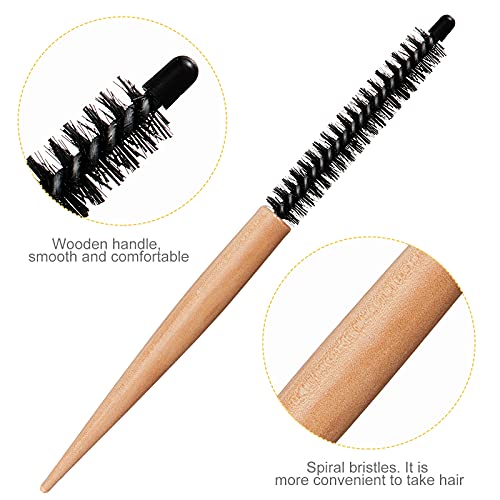 Small Round Hair Brush Mini Round Comb Quiff Roller Comb Hair Styling Brush S...