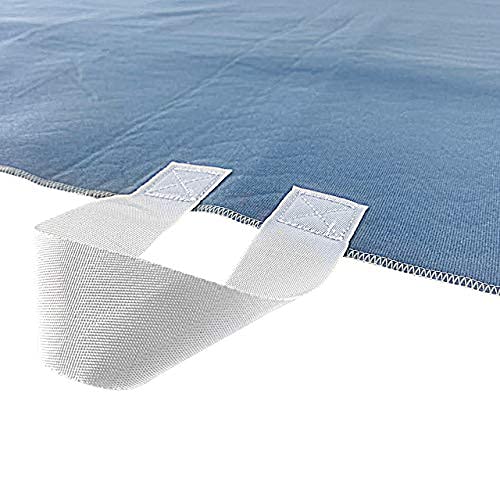 Patient Aid 34" x 72" Positioning Bed Pad with Handles | Incontinence Mattres...