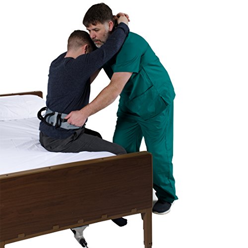 Patient Aid Gait Belt with Padded Handles & Quick Release Buckle, Long Strap ...