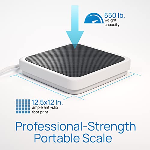 Patient Aid Medical Floor Scale - Portable - Digital Easy Read - High Capacit...