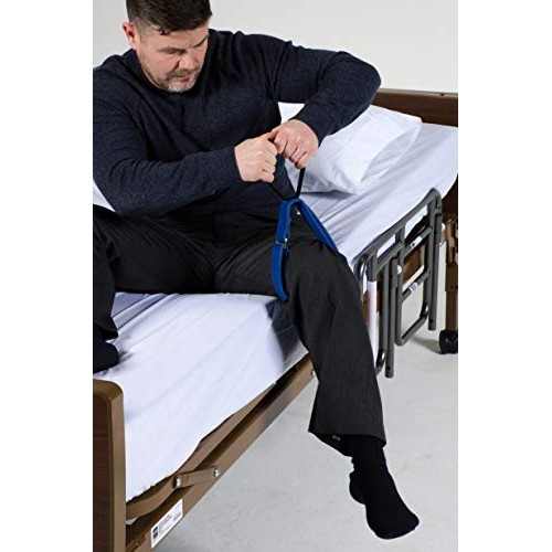 Patient Aid Thigh Lifter Strap, Leg Lift Assist Band with Padded Wrist Strap ...