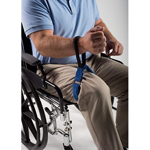 Patient Aid Thigh Lifter Strap, Leg Lift Assist Band with Padded Wrist Strap ...