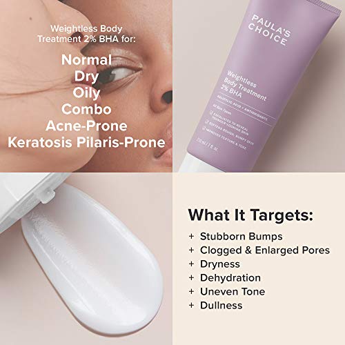 Paula's Choice Weightless Body Treatment 2% BHA, Salicylic Acid & Chamomile L...