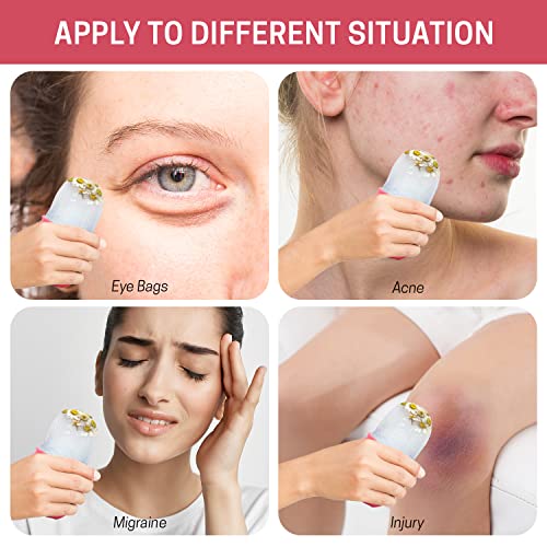 Ice Roller for Face and Eyes - Luxurious Iced Contour Stick Roller - Cold Fac...