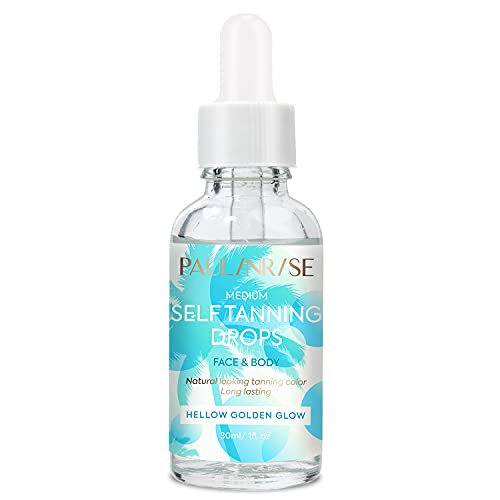 Self-Tanning Drops – Professional Self Tanner for Face and Body – Hello Golde...