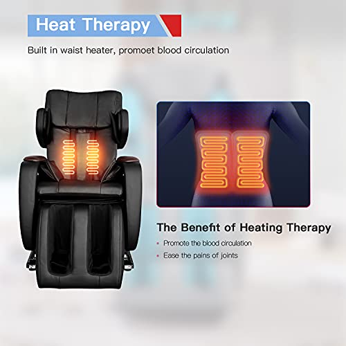 Massage Chair,Zero Gravity Full Body Electric Shiatsu Massage Chair Recliner ...