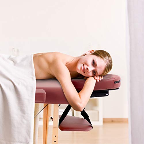 Massage Table Portable Massage Bed Spa Bed 73''L 24" W Height Adjustable PU L...