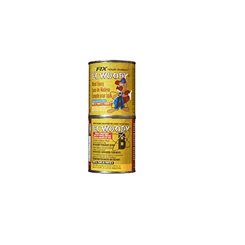 PC Products PC-Woody Wood Repair Epoxy Paste, Two-Part 48 oz in Two Cans, Tan...