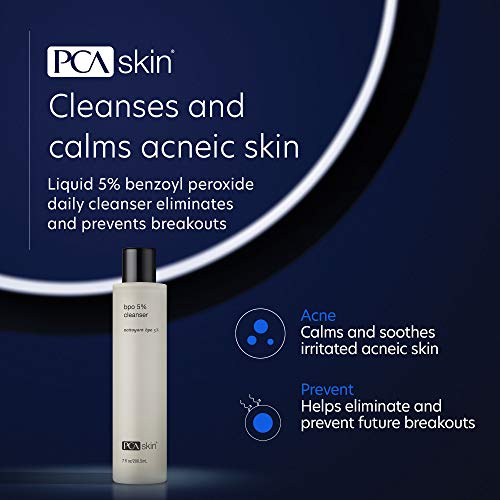 PCA SKIN Benzoyl Peroxide 5% Facial Cleanser - Foaming Daily Face Wash for Oi...