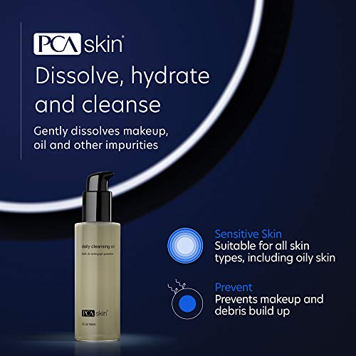 PCA SKIN Daily Cleansing Facial Oil - Hydrating Skin Care Makeup Remover Face...