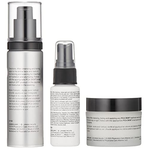 PCA SKIN Hydration Essentials Skin Care Kit — Three Step Routine to Moisturiz...