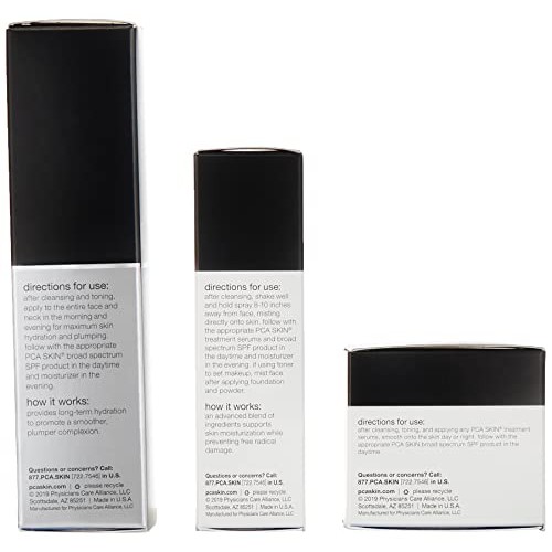 PCA SKIN Hydration Essentials Skin Care Kit — Three Step Routine to Moisturiz...