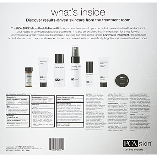 PCA SKIN Micro Peel Hyperpigmentation & Dark Spot Corrector Kit (Lactic Acid ...
