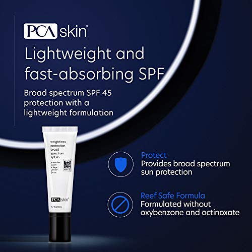 PCA SKIN Weightless Protection Broad Spectrum SPF 45 - Oil-Free Hydrating Fac...