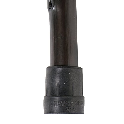 Wood Cane, Round Handle, Crook Style, Walking Aid, Chestnut (Round Handle), L...