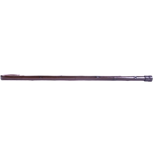 Wood Cane, Round Handle, Crook Style, Walking Aid, Chestnut (Round Handle), L...