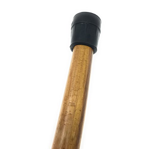 Wood Cane, Round Handle, Crook Style, Walking Aid, Light Mahogany (Round Hand...