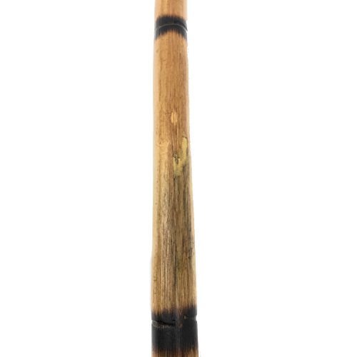 Wood Cane, Round Handle, Crook Style, Walking Aid, Light Mahogany (Round Hand...