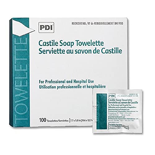 PDI Castile Soap Towelette 100/box
