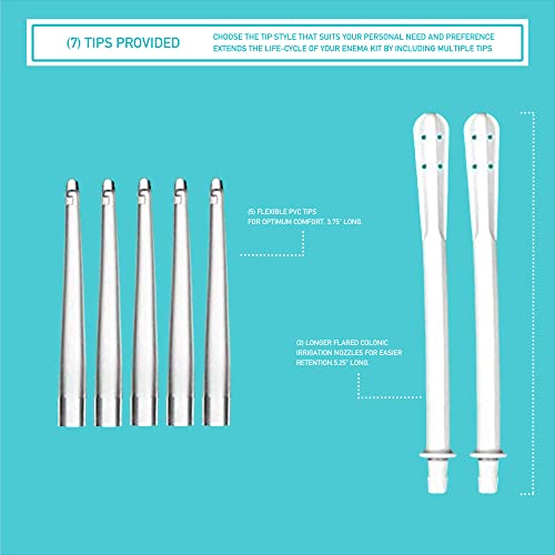 PE Stainless Steel Enema Bucket Kit. Suitable for Coffee and Water Colon Clea...