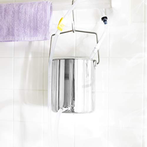 PE Stainless Steel Enema Bucket Kit. Suitable for Coffee and Water Colon Clea...