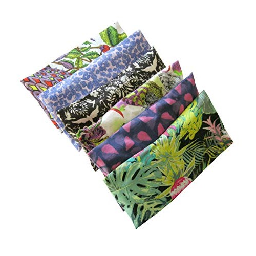 Peacegoods Aromatherapy Eye Pillow - Bundle of (6) - 4.5 x 9 - Organic Lavend...