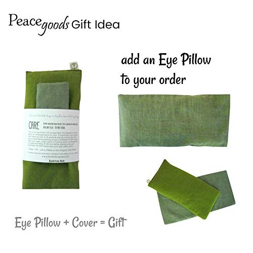 Peacegoods Eye Pillow Cover Pack of (4) - Washable Cotton - Soft Soothing - 4...