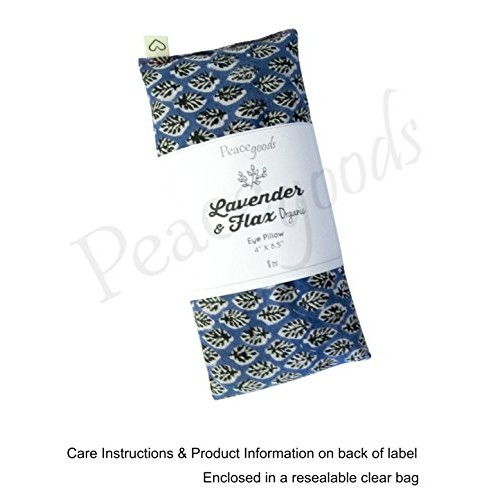 Peacegoods Scented Eye Pillows - Pack of (4) - Soft Cotton 4 x 8.5 - Organic ...