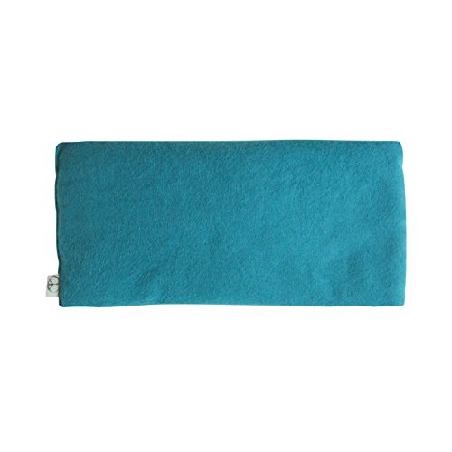 Yoga Unscented Organic Flax Seed Eye Pillow - Soft Cotton Flannel 4 x 8.5 - t...