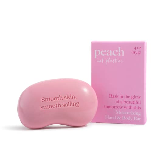 Peach not Plastic Bar Soap | Moisturizing Hand & Body Soap | Passionfruit See...